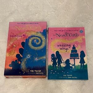 Disney The Never Girls Collection Books 1-4 box edition and book 5